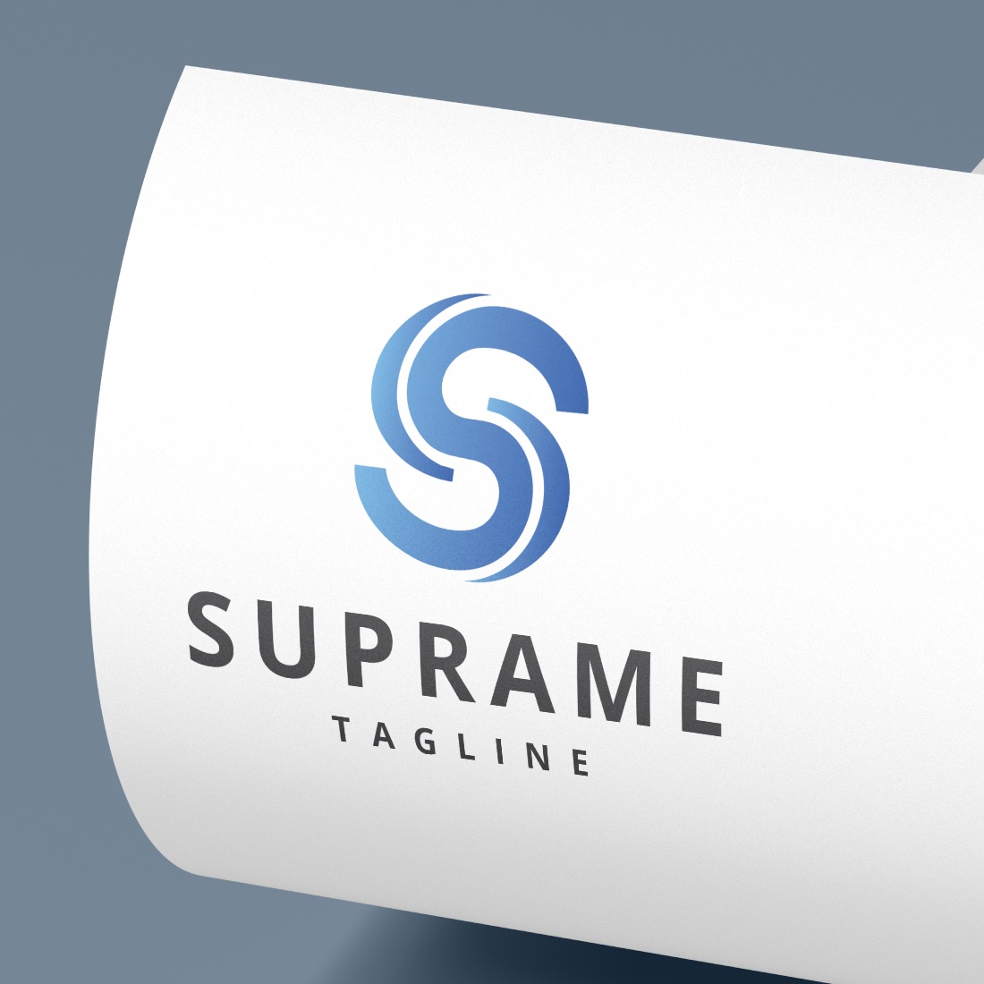 Abstract Gradient S Letter Logo preview image.