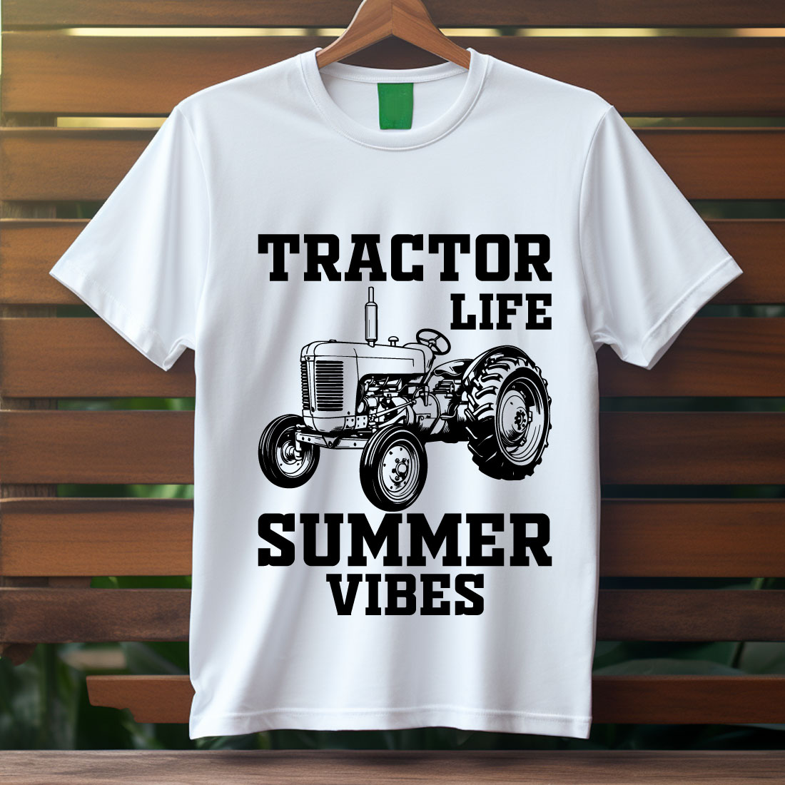 10 Summer Tractor SVG Bundle for T-Shirts preview image.