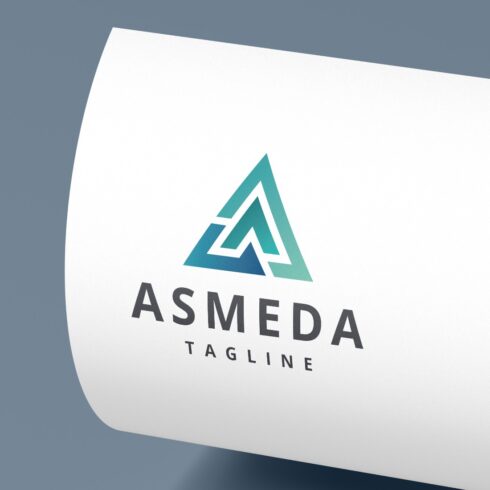 ASMEDA Abstract Triangle Tech Logo cover image.