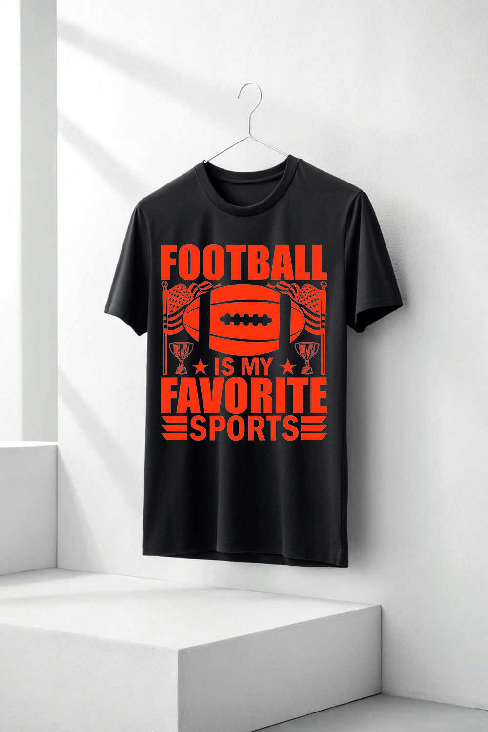 American Football T-shirt Design  pinterest preview image.