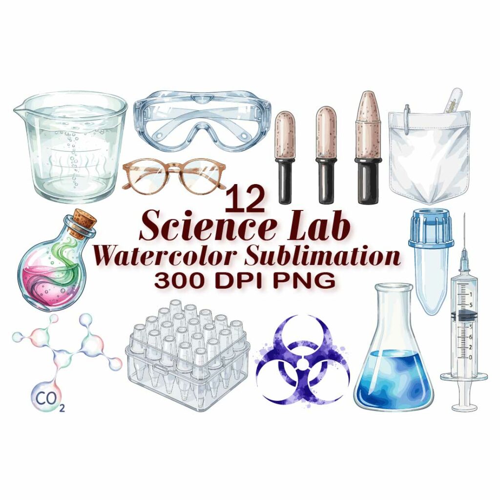 Science Lab Tools Sublimation - MasterBundles