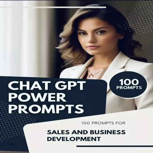 Chat GPT Power Prompts Sales And Business Development AI cover image.