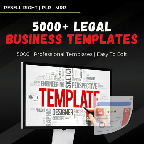 5000+ Legal & Business Templates Bundle | Contracts, Agreements, HR, Finance, Real Estate, Legal Forms | PLR + MRR | Rebrand, Sell, Legal Digital cover image.