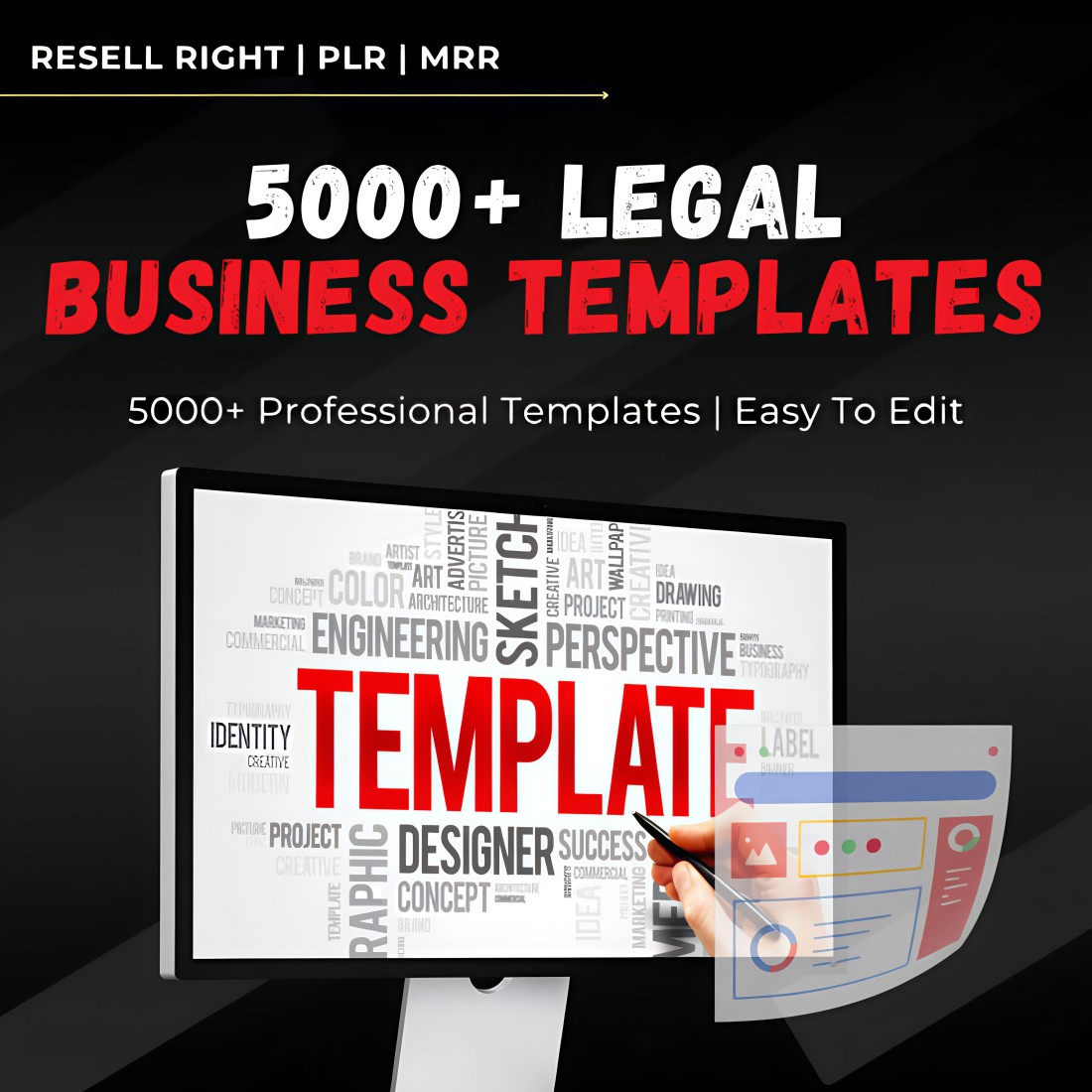 5000+ Legal & Business Templates Bundle | Contracts, Agreements, HR, Finance, Real Estate, Legal Forms | PLR + MRR | Rebrand, Sell, Legal Digital preview image.