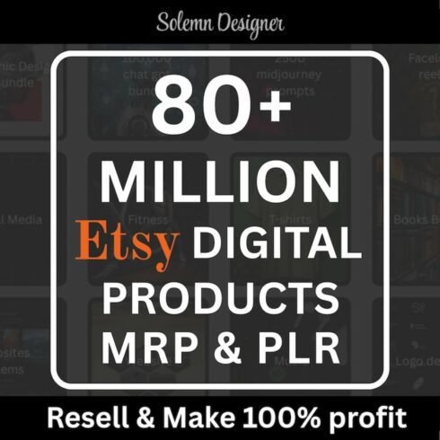80 Million+ Ultimate PLR MRR Bundle Ideal for Passive Income, Plr Mrr Digital Products, Master Resell Rights, All our PLR Digital Products digital Goods cover image.