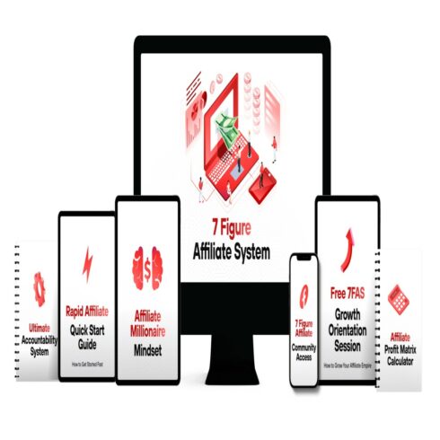 7 Figure Affiliate System Scale & Grow A Digital Business cover image.