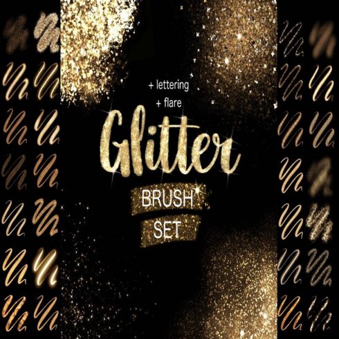 Glitter Brushes set cover image.
