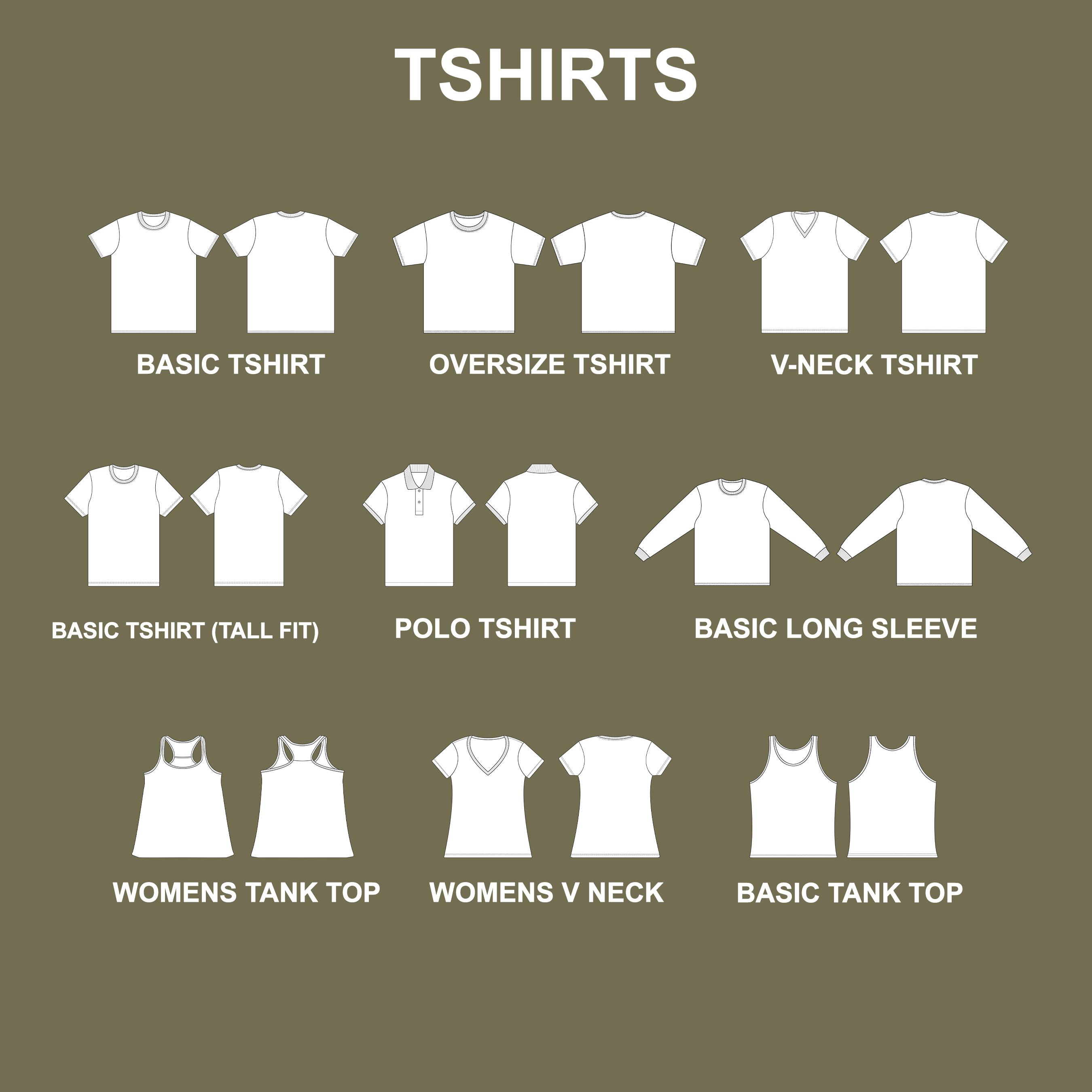 Vector Clothing Mockups Bundle preview image.
