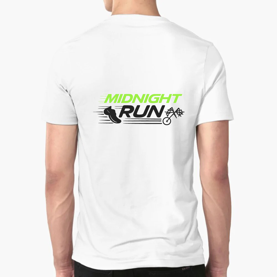 Midnight Run T-Shirt Running Sports Fitness Tee preview image.