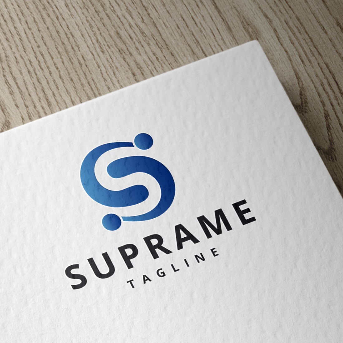Abstract S Letter Connection Logo preview image.