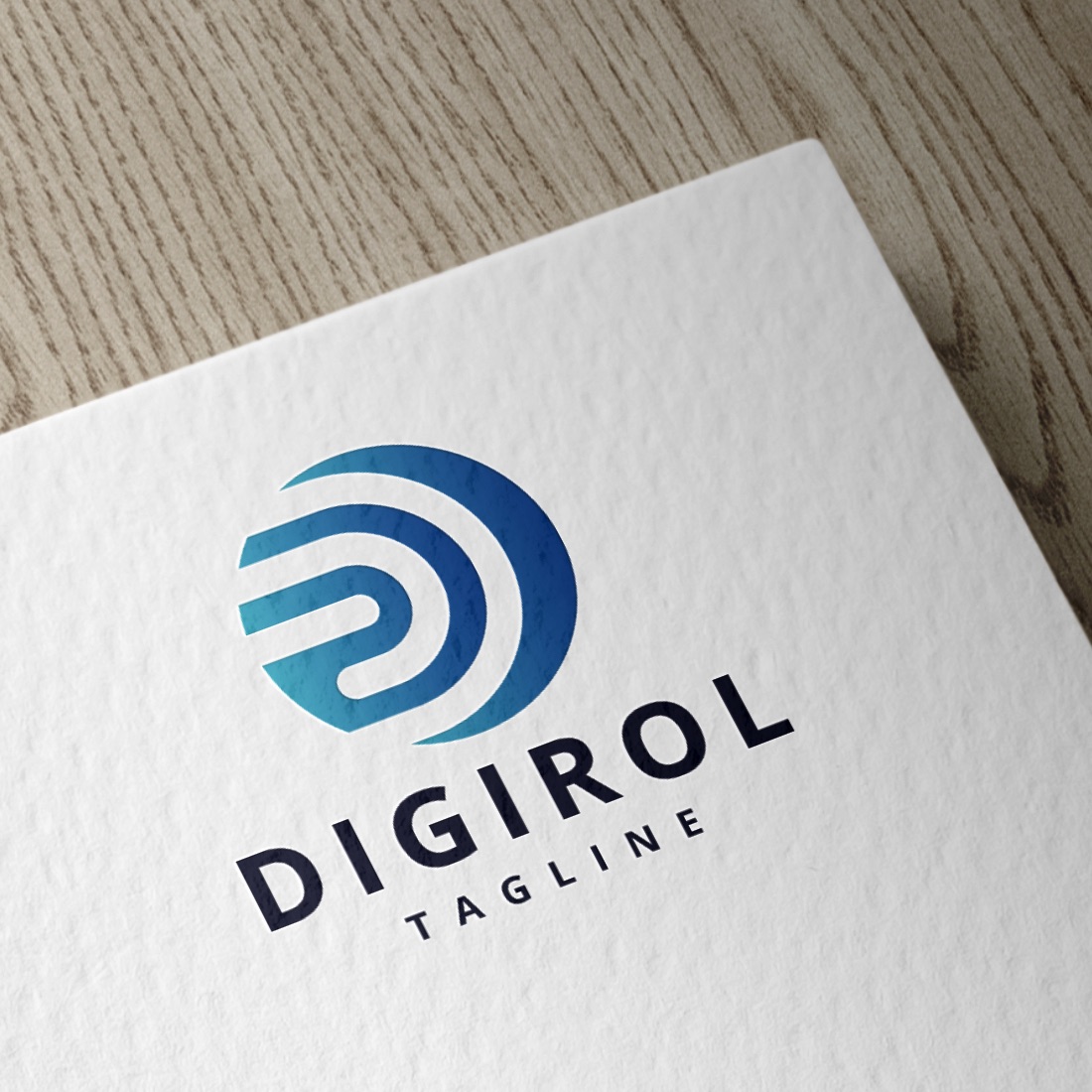 Digital Data Letter D Logo preview image.