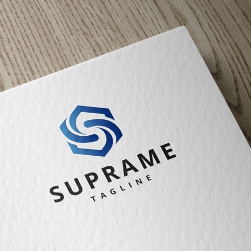 Hexagonal Flowing S Letter Logo cover image.