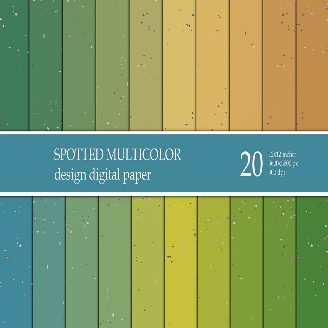 Spotted Multicolor Seamless pattern Digital paper pack cover image.