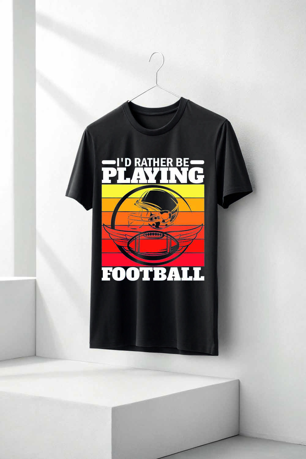 American Football T-shirt Design  pinterest preview image.