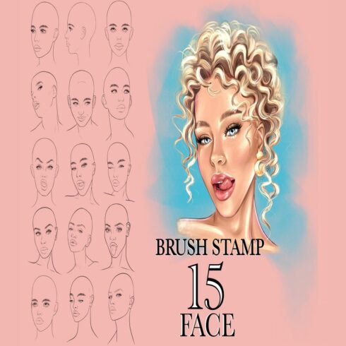 Procreate-face-brushes cover image.