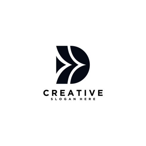 Modern Letter D Vector Logo Icon – Minimalist Alphabet Initial for Branding, Technology, and Creative Design cover image.