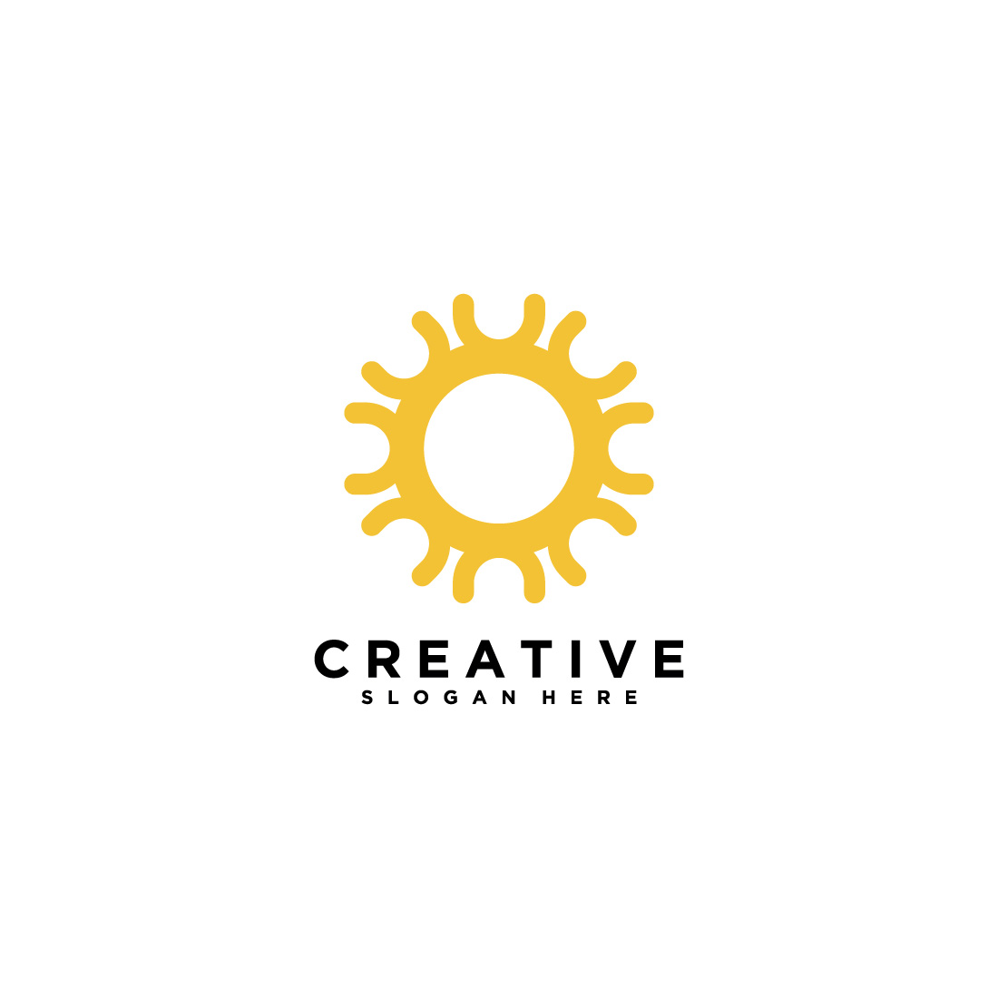 Minimalist Sun Icon Vector – Summer, Warmth, Energy, Weather, Brightness Symbol cover image.