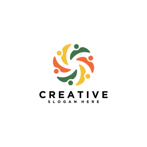 Diverse Community People Logo – Global Teamwork, Unity, Social & Charity Group Icon cover image.