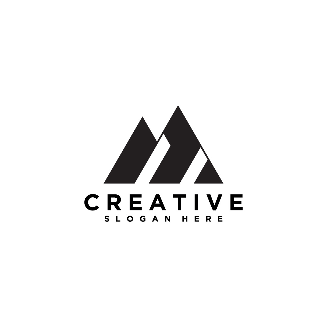 Modern Abstract M Letter Logo – Monogram preview image.