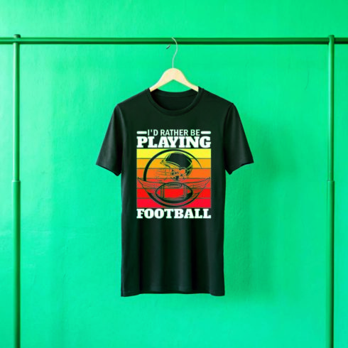 American Football T-shirt Design  cover image.