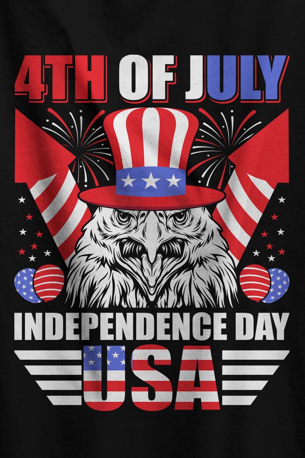 4th of July t shirt design pinterest preview image.