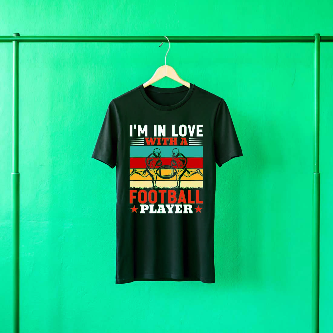 American Football T-shirt Design  cover image.