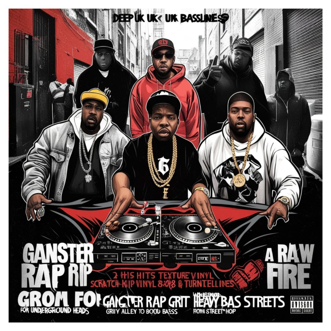 Retro Hip Hop Freestyle Beats preview image.