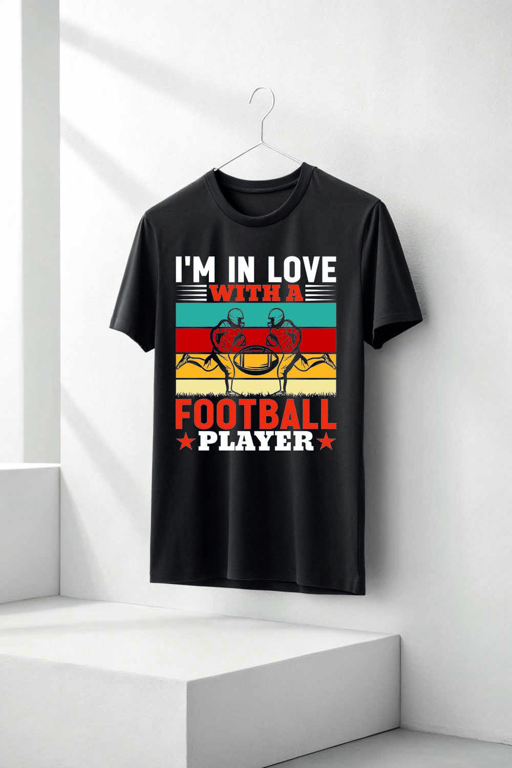 American Football T-shirt Design  pinterest preview image.