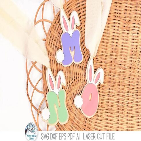 Easter Bunny Monogram Letter cover image.