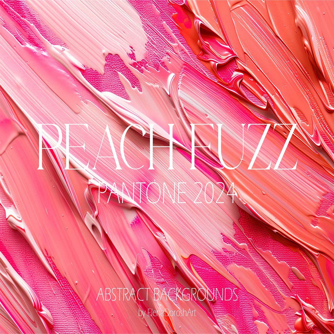Peach Fuzz Abstract Backgrounds cover image.