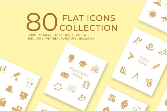 80 flat icons bundle template graphics 63883541 1 1 580x387 750