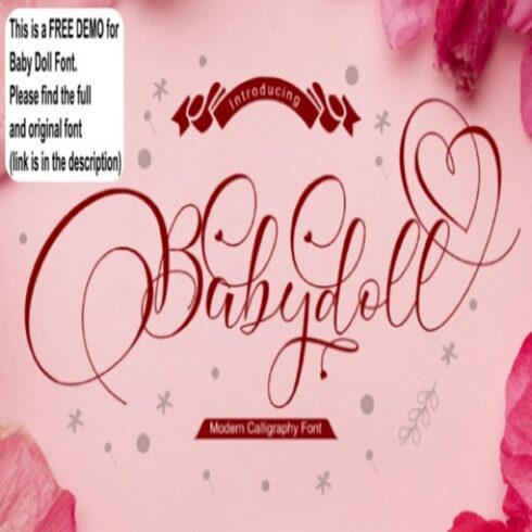 Babydoll Font cover image.