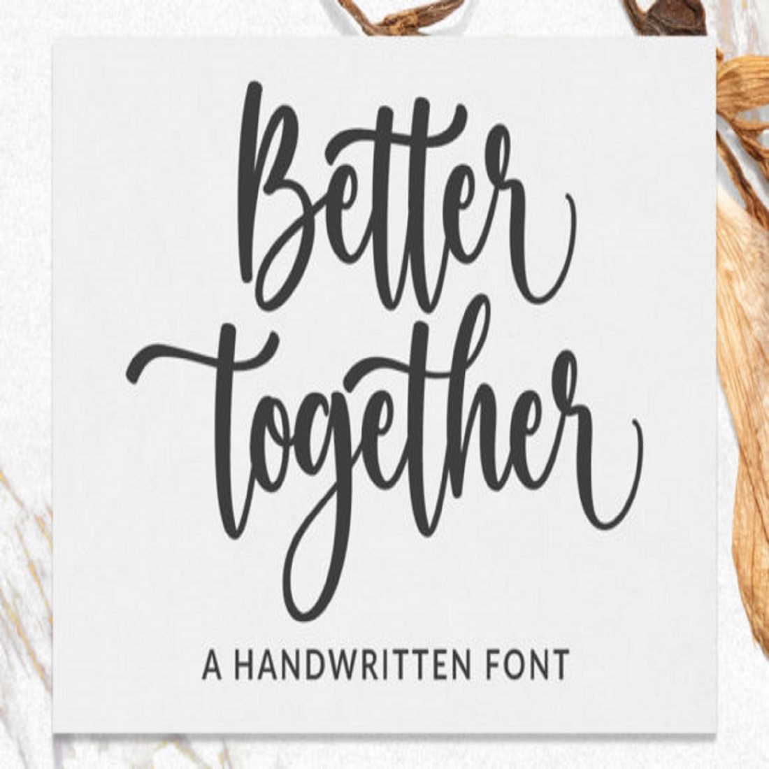 Better Together Font cover image.