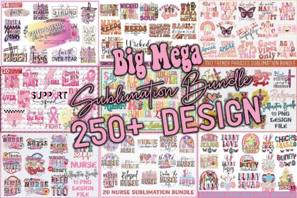 big mega sublimation bundle grap 843
