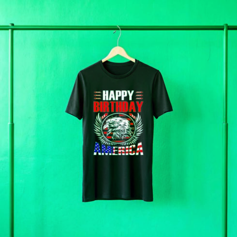 4th of July t shirt design cover image.