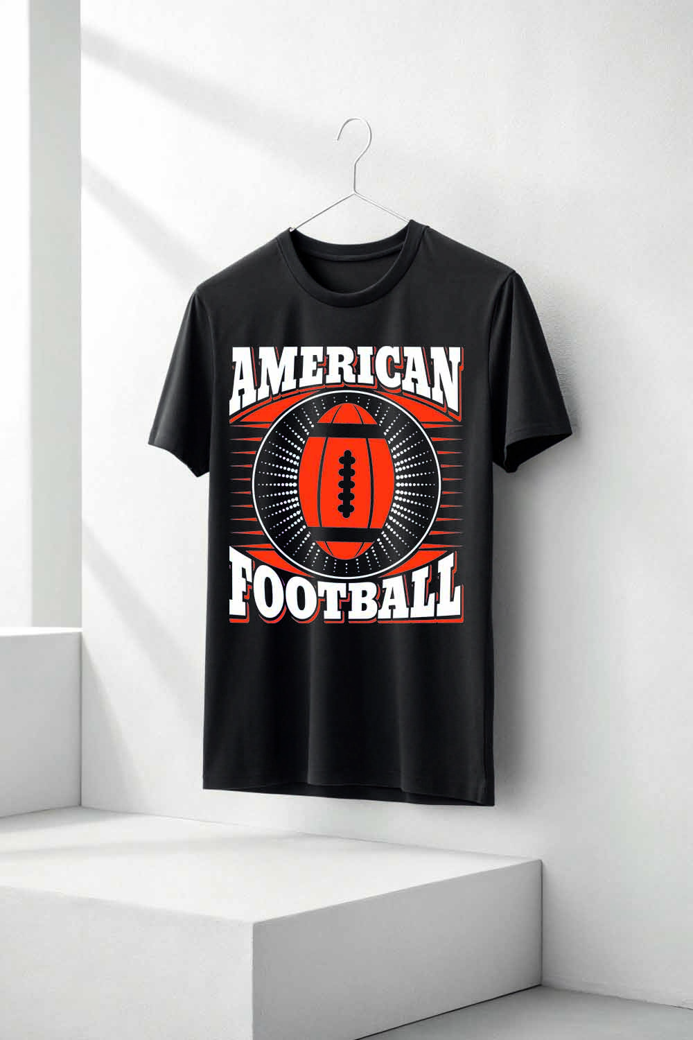 American Football T-shirt Design  pinterest preview image.