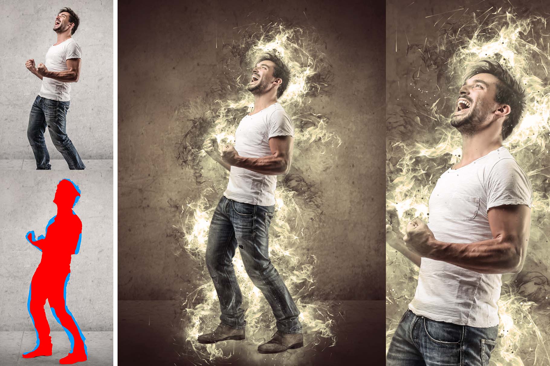 blazing energy photo effect 5 359
