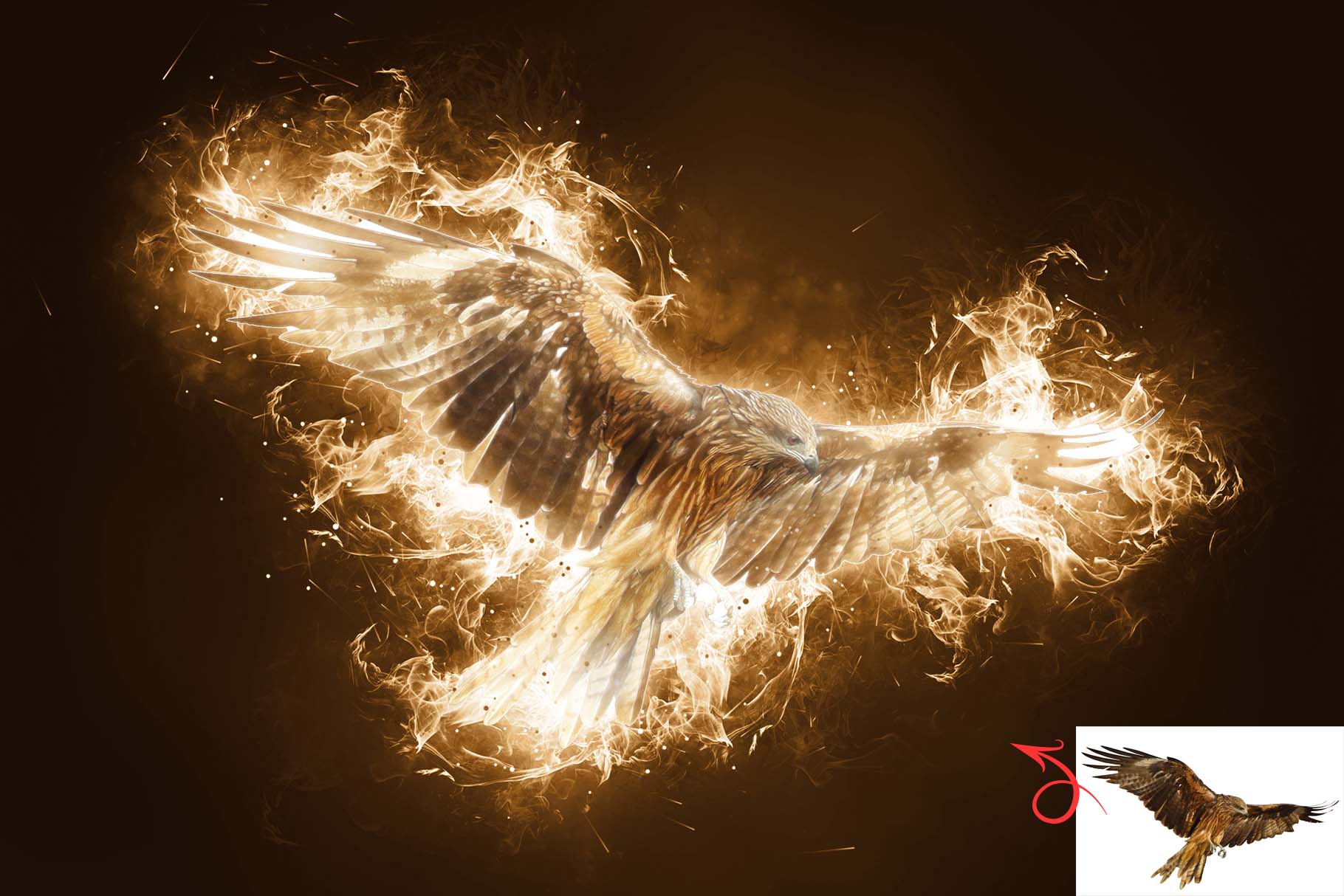 blazing energy photo effect 8 703