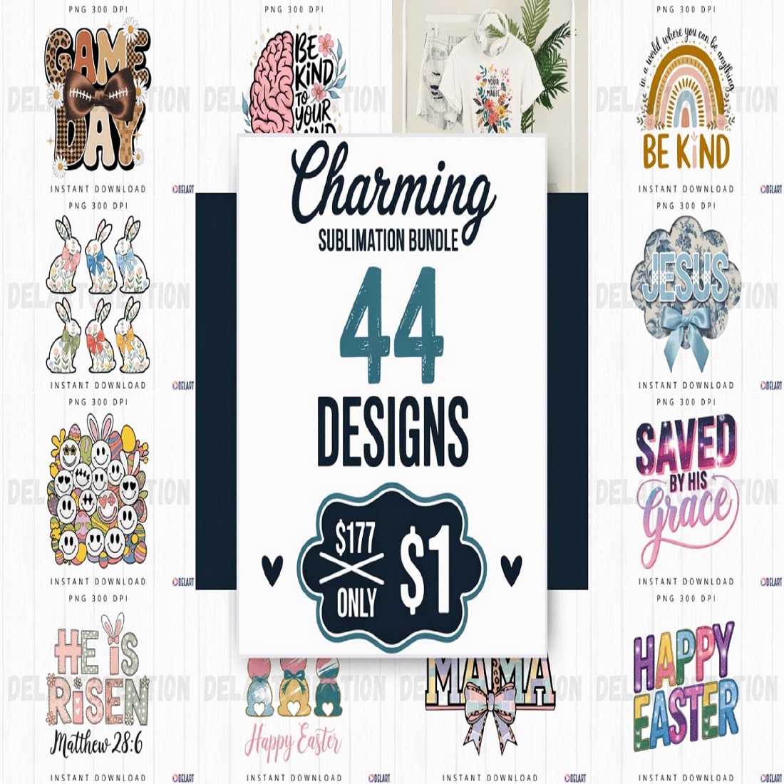 Charming Sublimation Mega Bundle preview image.