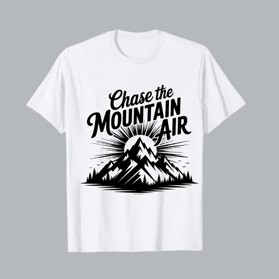 chase the mountain air adventure graphic t shirt white 201