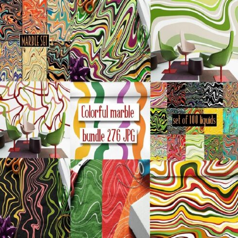 Colorful Marble Bundle cover image.