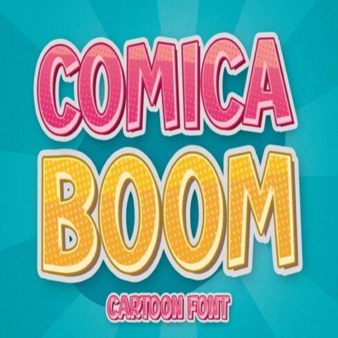 Comica Boom Font cover image.