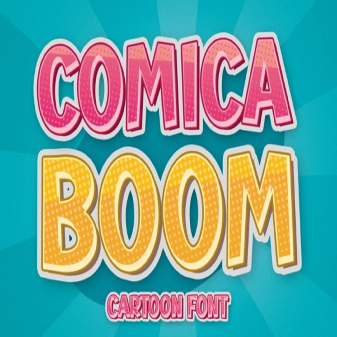 Comica Boom Font cover image.
