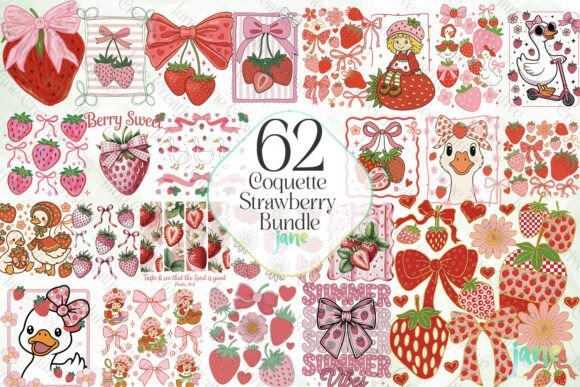 coquette strawberry sublimation 63