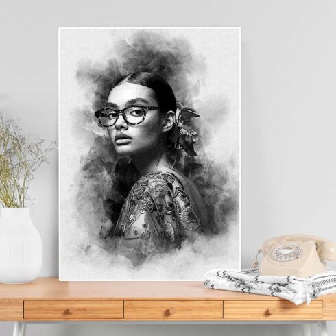 Monochrome Sketch Art Photo Effect cover image.