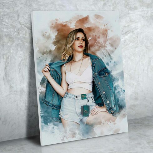 Watercolor Fashion & Portrait Effect cover image.