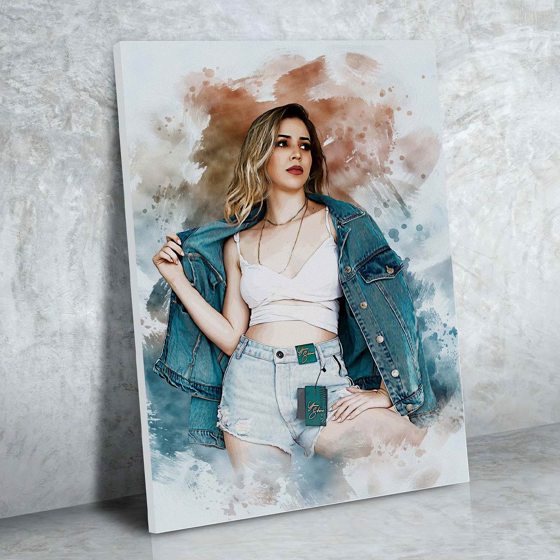 Watercolor Fashion & Portrait Effect cover image.