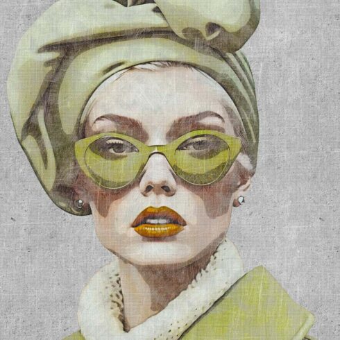 Pop Poster Art Photoshop Action cover image.