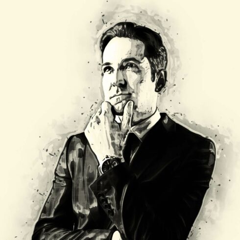 Modern Ink Art Photoshop Action cover image.