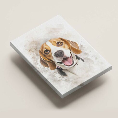 Custom Watercolor Pet Template cover image.